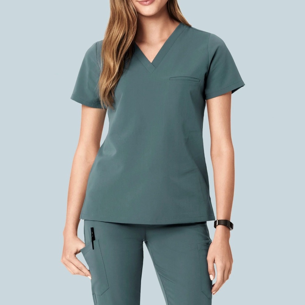 Women's Mandala Scrubs - Stormy Sky